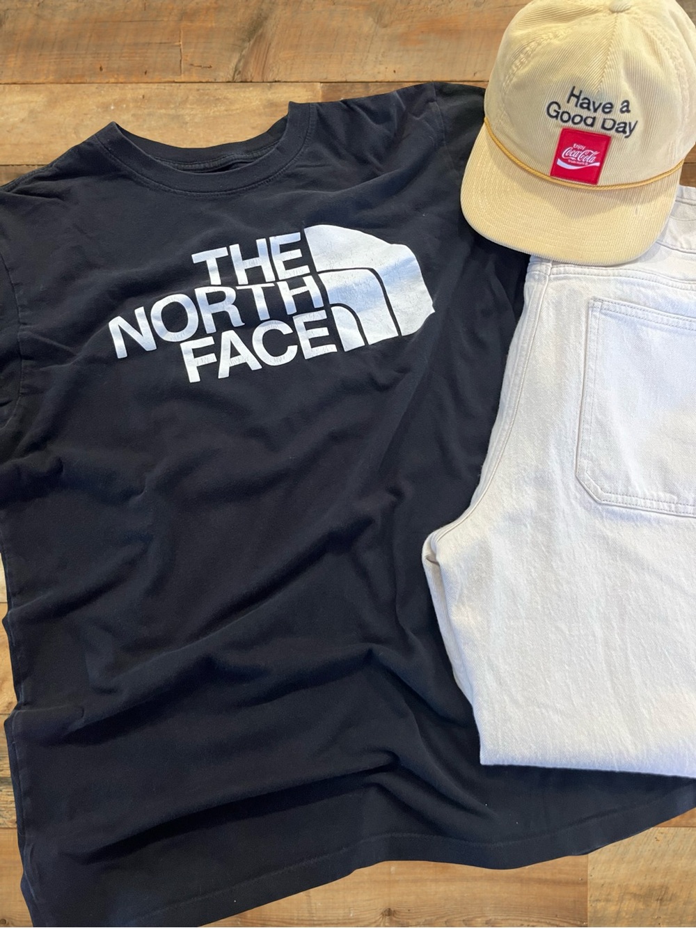 The North Face Logo T-Shirt Black | Outdoor Streetwear Tee Size Medium